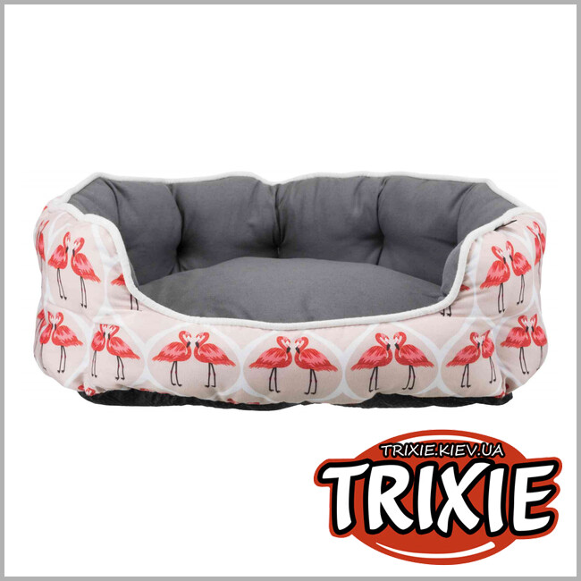 ТРИКСИ Украина - Лежак Flamingo - TRIXIE, (50 х 40см, розовый/серый/крем)
