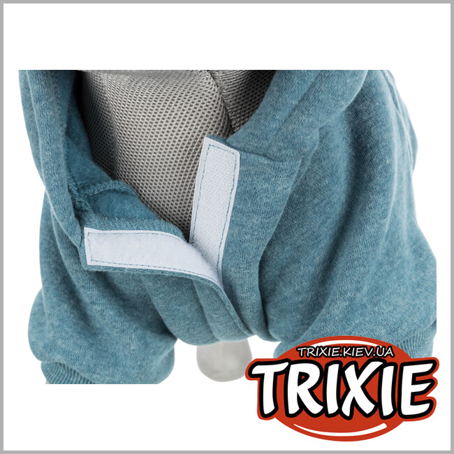 ТРИКСИ Украина - Худи для собак Trixie 680707 BE NORDIC с капюшоном "Flensburg", М: 50см, петроль