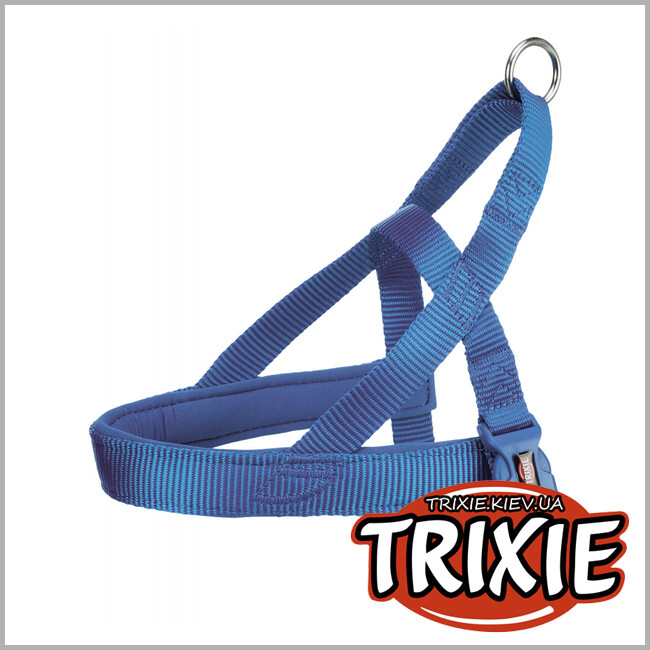 ТРИКСИ Украина - Шлея норвежская Premium-TRIXIE (L–XL: 68–88см/50мм,синий)