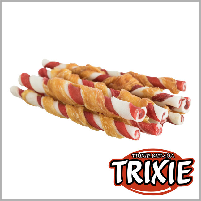 ТРИКСИ Украина - Жевательные палочки для собак TRIXIE - Denta Fun Barbecue (курица барбекю 12см *10шт /  80g)