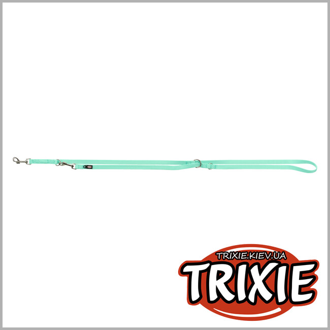 ТРИКСИ Украина - Поводок-перестежка TRIXIE-Premium ( Размер: XS–S: 2.00м/15мм,мятный)