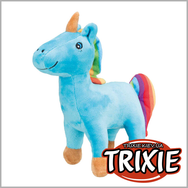 ТРИКСИ Украина - Плюшевый единорог для собак TRIXIE (плюш, 25 см)