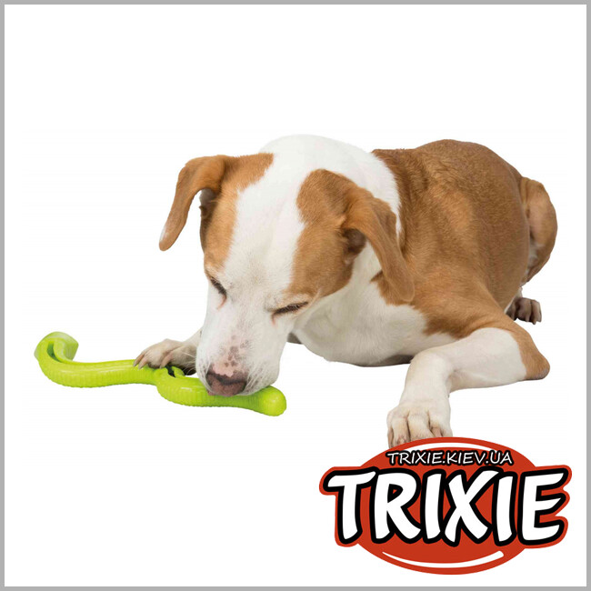 ТРИКСИ Украина - Игрушка змея для лакомств TRIXIE ( термопластичная TRP резина 42 см)