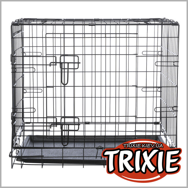 ТРИКСИ Украина - Клітка/будка Trixie 39301 для собак в квартиру, S: 64х54х48см,чорний