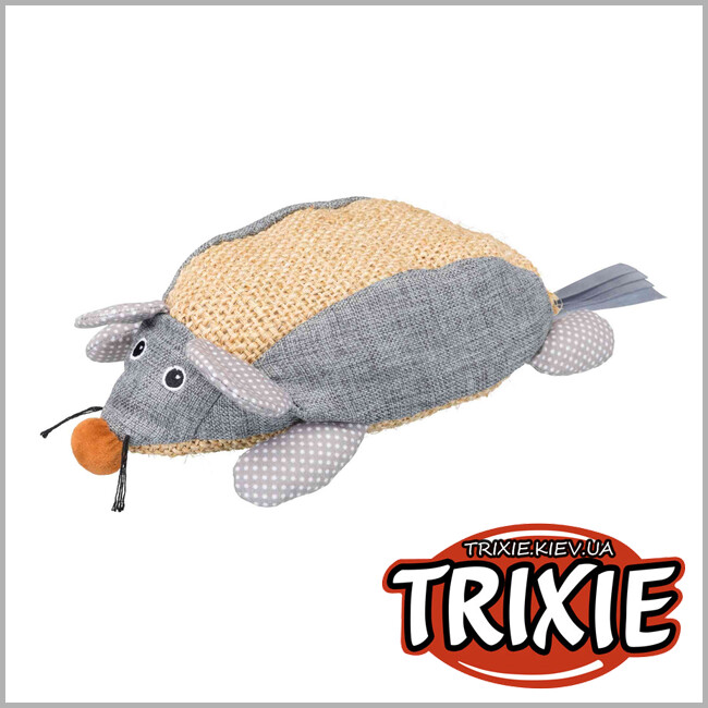 ТРІКСІ Україна - Іграшка миша TRIXIE (30 см, колір: натуральний/сірий)