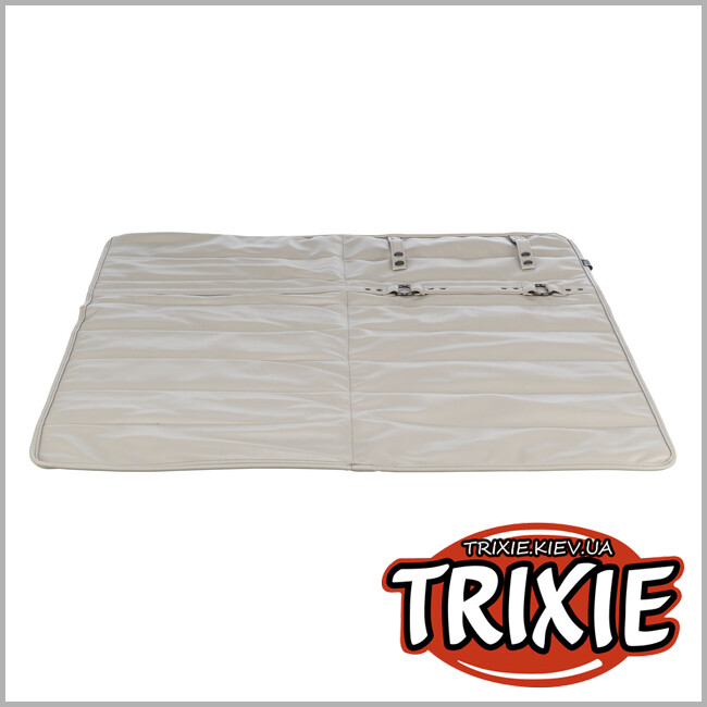 ТРИКСИ Украина - Дорожное одеяло из искусственной кожи для животных Trixie 28230 CityStyle 80х80см, светло-серый