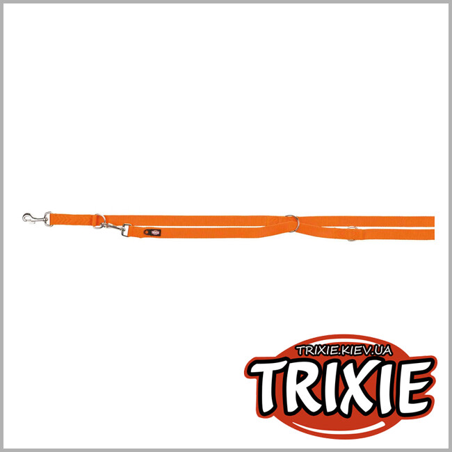 ТРИКСИ Украина - Регулируемый поводок для собак Trixie 200618 "Premium", L-XL: 2.00м/25мм, папая
