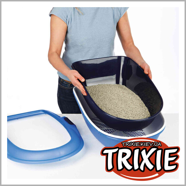 ТРІКСІ Україна - Туалет із розділеною системою Trixie Berto Hygienic separate ( 39*22*59cm сірий)