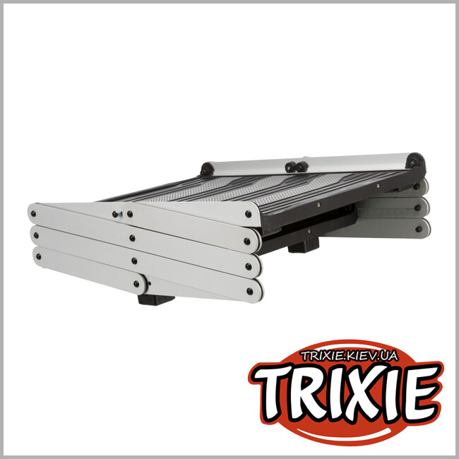 ТРИКСИ Украина - 3-ступенчатые складные ступеньки для животных Trixie 39376 (алюминий/пластик/ТПГ)
