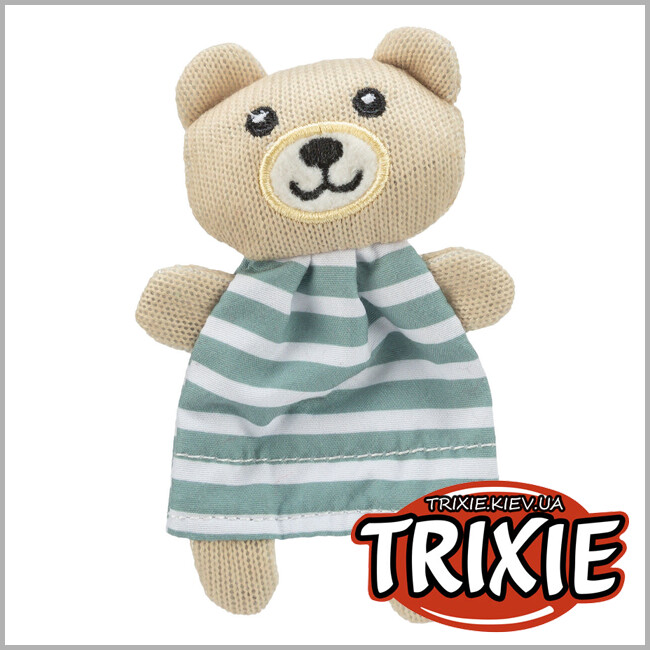 ТРІКСІ Україна - Іграшка для котів Trixie 45665 Ведмідь тканина з котячою м'ятою 12 см