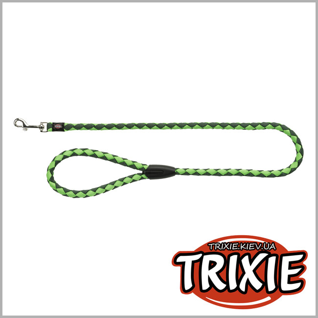 ТРИКСИ Украина - Поводок Cavo-TRIXIE ( Размер L-XL: 1м/18м, зелёный/салатовый, нейлон)
