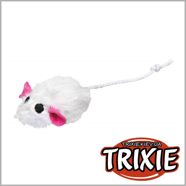 ТРІКСІ Україна - Набір Плюшева миша Trixie Set of Plush Mice (котяча м'ята 5см*6шт)