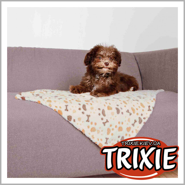 ТРИКСИ Украина - Подстилка Trixie Lingo (флис белый / бежевый 75*50cm)