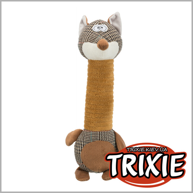 ТРИКСИ Украина - Игрушка Лиса TRIXIE (плюш/ткань со звуком 38 см)