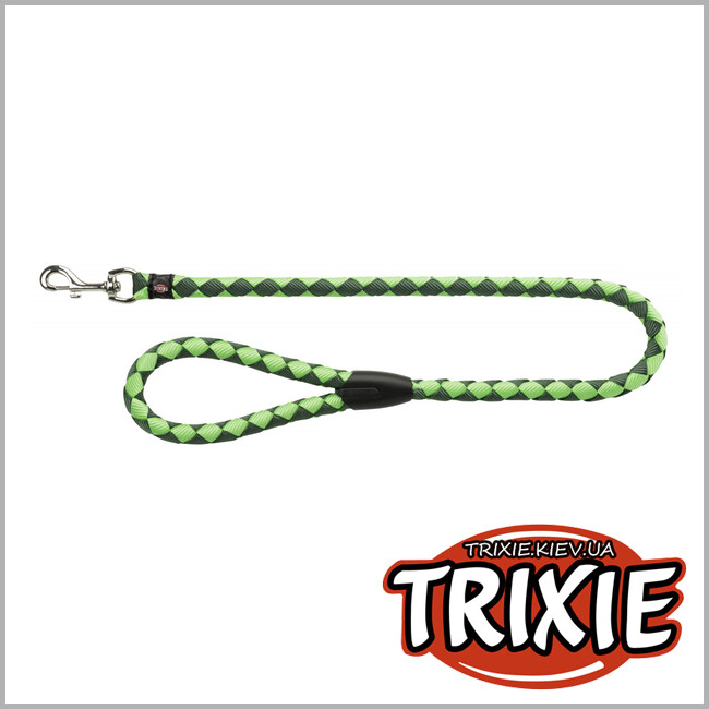 ТРИКСИ Украина - Поводок Cavo-TRIXIE ( S-M 1м/12 мм, зелёный/салатовый нейлон )