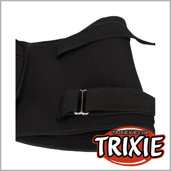 ТРИКСИ Украина - Пояс Trixie 19407 для собак поддерживающий черный неопреновый L: 65–75 см