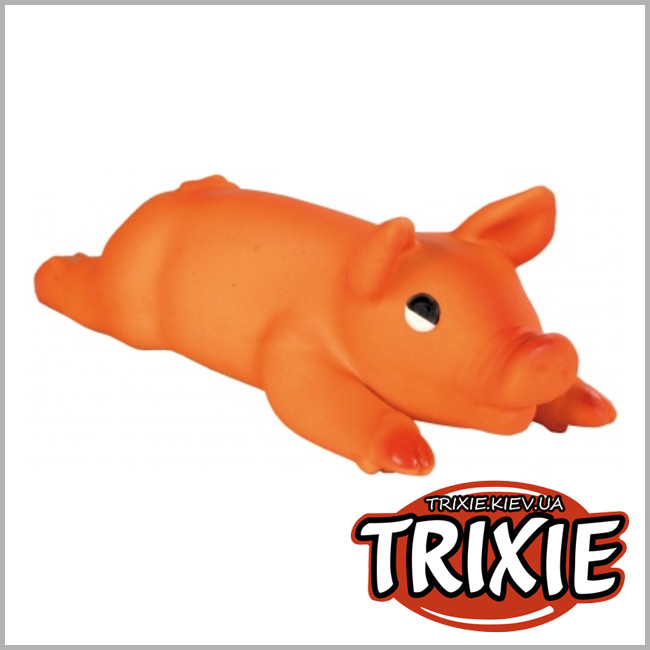 ТРИКСИ Украина - Пищалка игрушка для собак TRIXIE Поросенок (латекс  23см)
