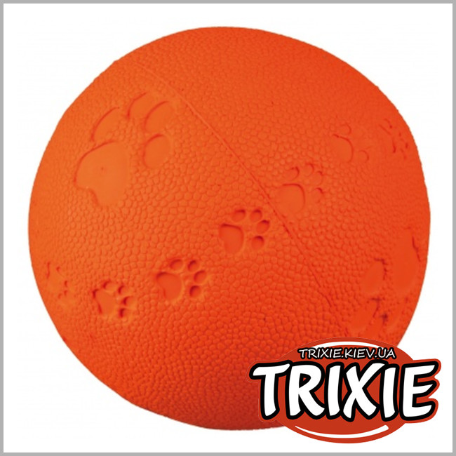 ТРИКСИ Украина - Мяч с пищалкой для собак TRIXIE (Размер: 6см)