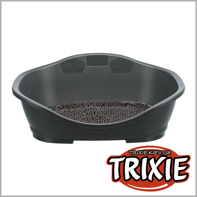 ТРИКСИ Украина - Коврик в лежак Trixie Dirt-Absorbing Mat for Sleeper 2  #38821 (56х37см,темно-серый)