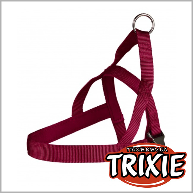 ТРІКСІ Україна - Шлейка норвезька для собак TRIXIE - Experience (Розмір: 53-66см/30мм, Колір: червоний, нейлон)