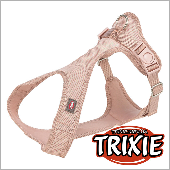 ТРІКСІ Україна - Шлея для собак Trixie 162635 Comfort м'яка XS–S 30–45 см 15 мм світло-рожева