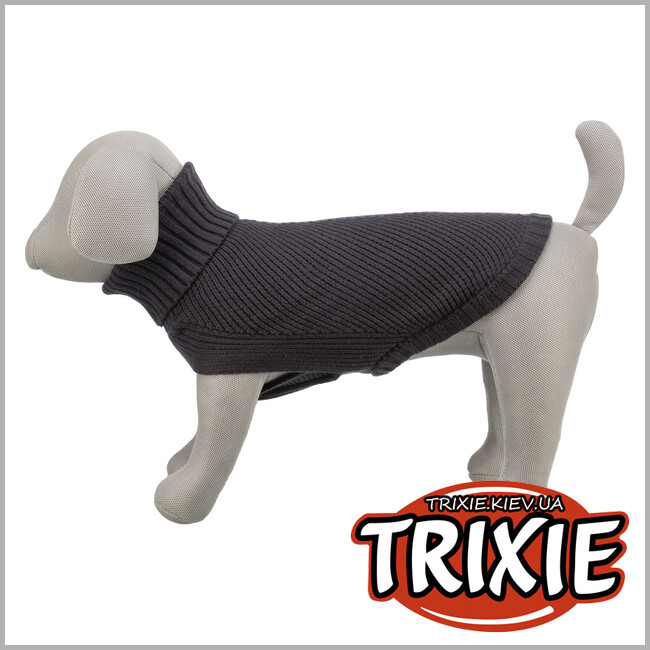 ТРИКСИ Украина - CityStyle пуловер Trixie 680166 "Berlin",М: 45см, антрацит