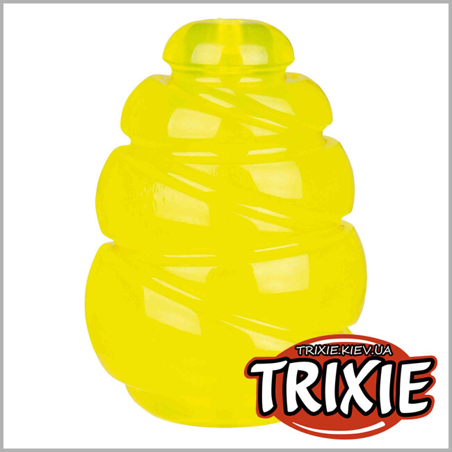 ТРІКСІ Україна - Спортивний надміцний м'яч TRIXIE (гума, ø 11см, жовтий)