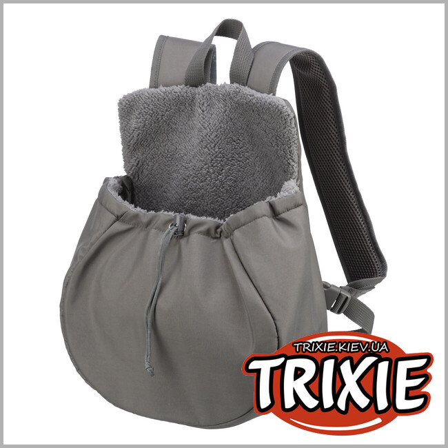 ТРИКСИ Украина - Слинг/рюкзак-переноска "Molly", 25х38х17cм, серый Trixie 28946
