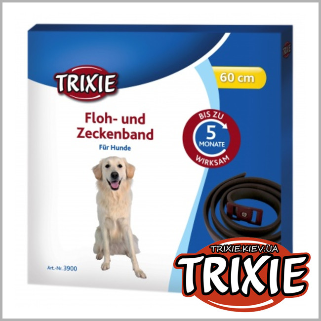 ТРИКСИ Украина - Ошейник против блох и клещей для собак TRIXIE (Активный ингредиент: диазинон 60см)