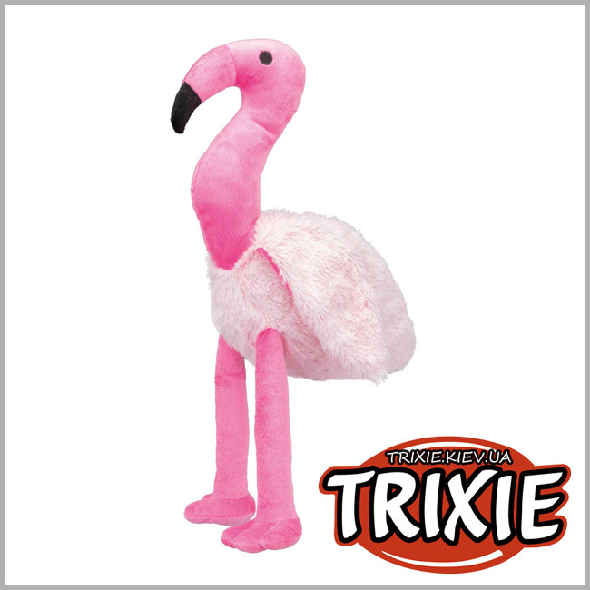 ТРИКСИ Украина - Игрушка для собак Фламинго TRIXIE (40 см)